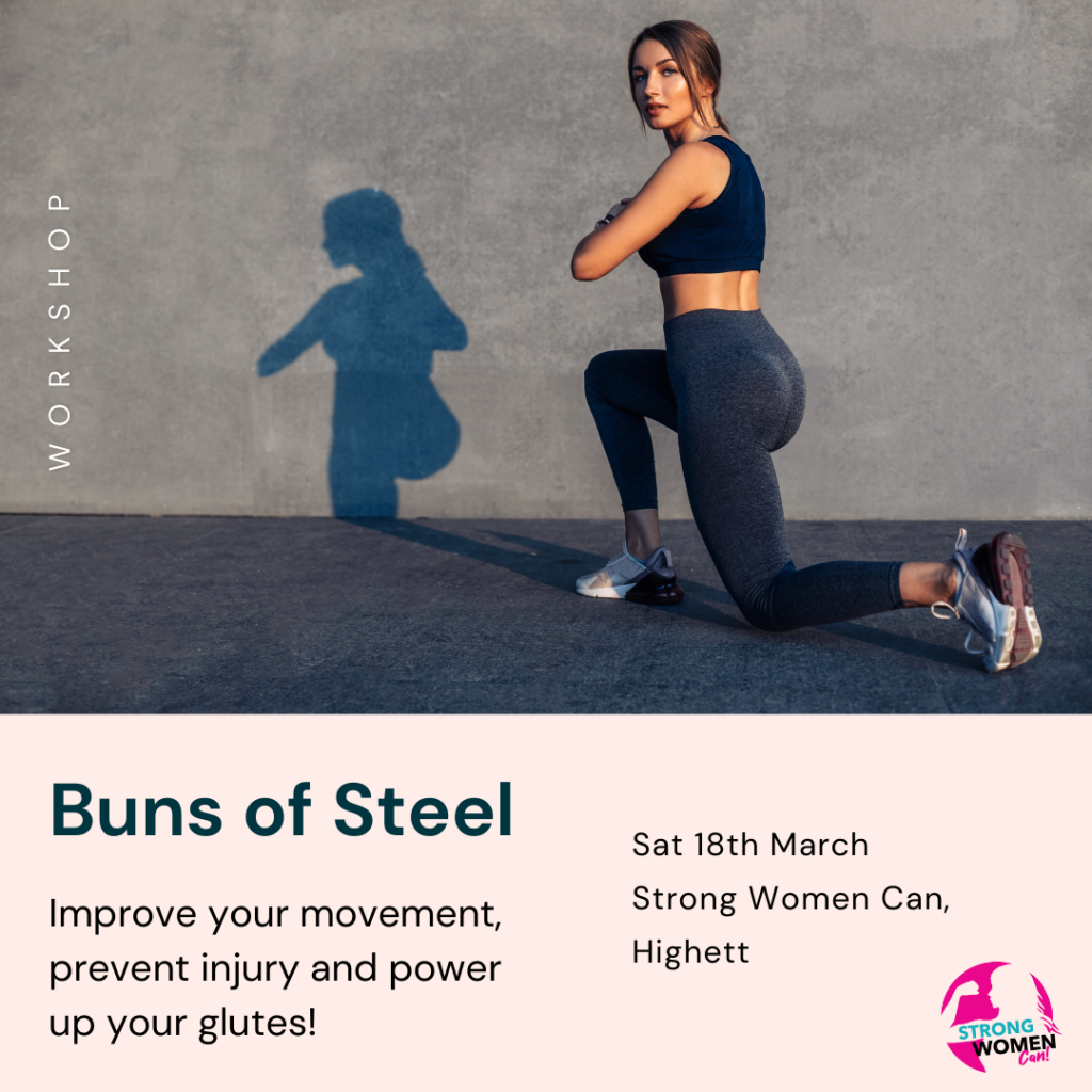Glute fitness Workshop for women and runners Strong Women Can