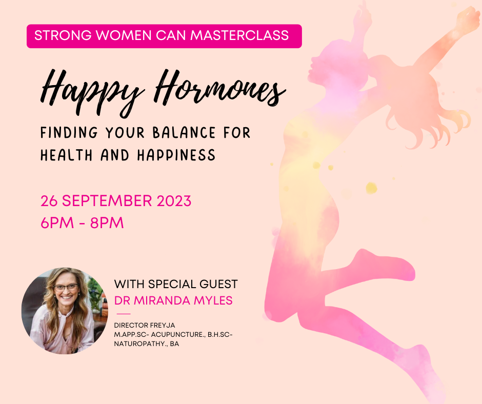 Women's Hormones Menopause Thyroid Hormone balancing workshop at Strong Women Can