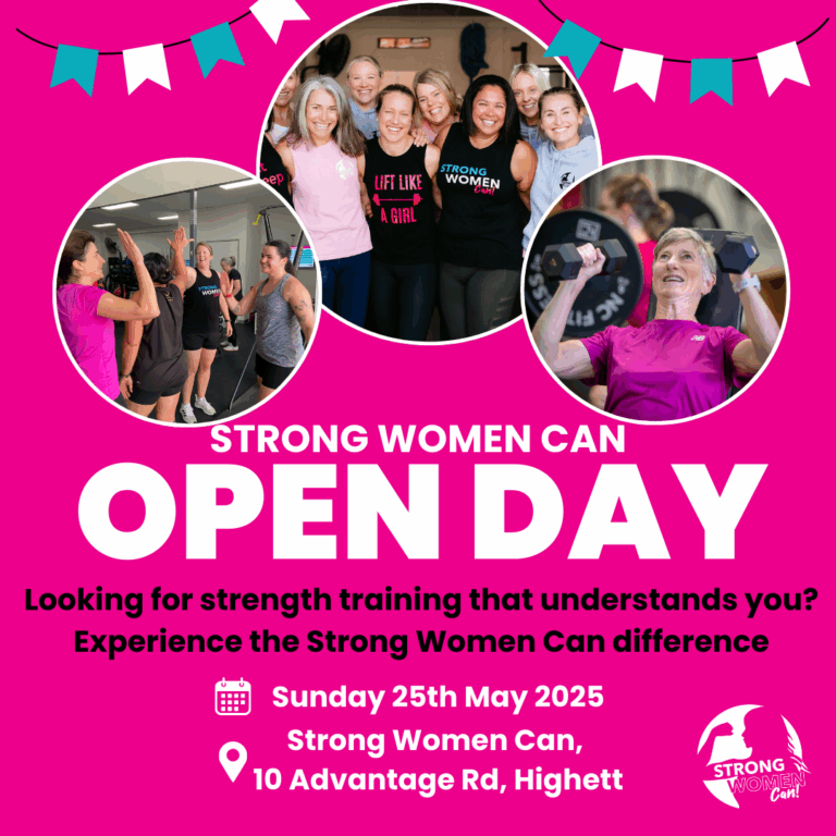 Looking for strength training that understands you? Experience the Strong Women Can difference